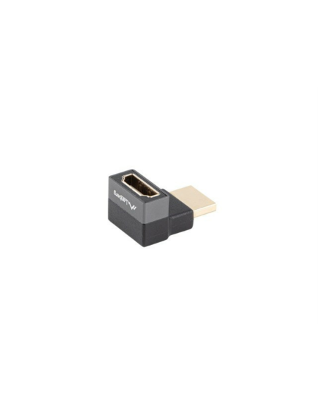 Lanberg AD-HDMI-08 adaptador de cable de vídeo HDMI tipo A (Estándar) Negro, Plata