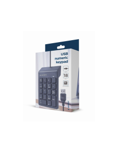 Gembird KPD-U-03 teclado numérico Portátil/PC USB Negro