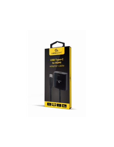Gembird A-CM-HDMIF-04 Adaptador gráfico USB Negro