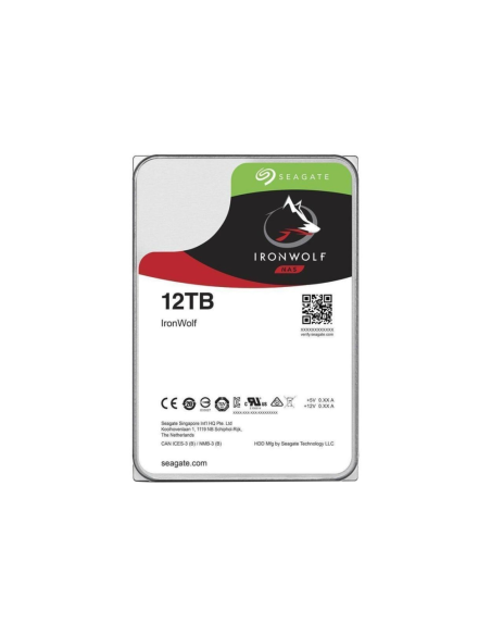 Seagate NAS HDD IronWolf disco duro interno 12 TB 7200 RPM 256 MB 3.5" Serial ATA III