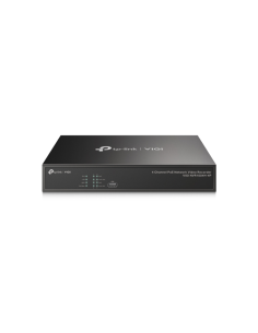 TP-Link VIGI NVR1004H-4P Grabadore de vídeo en red (NVR) Negro