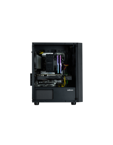 Zalman T3 PLUS carcasa de ordenador Mini Tower Negro