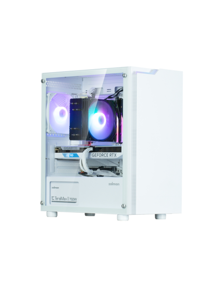 Zalman T4 PLUS Mini Tower Blanco