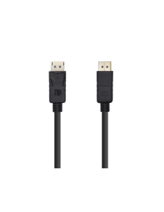 AISENS Cable Displayport V1.2 4K@60HZ, DP/M-DP/M, Negro, 5.0m
