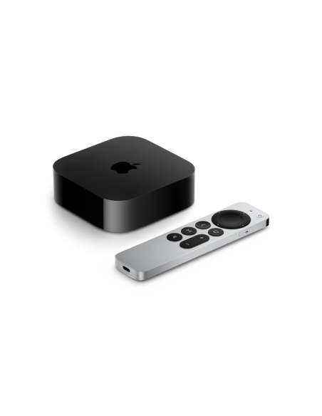 Apple TV 4K Negro, Plata 4K Ultra HD 128 GB Wifi Ethernet