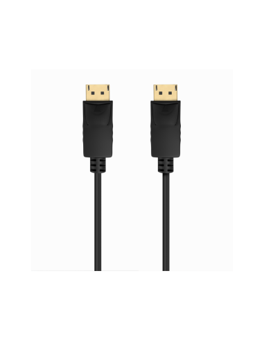 AISENS Cable DISPLAYPORT V1.2 CCS 4K@60Hz, DP/M-DP/M, Negro, 0.5m