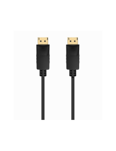 AISENS Cable DISPLAYPORT V1.2 CCS 4K@60Hz, DP/M-DP/M, Negro, 3.0m