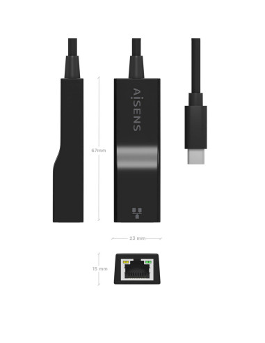 AISENS A109-0765 adaptador y tarjeta de red 1000 Mbit/s