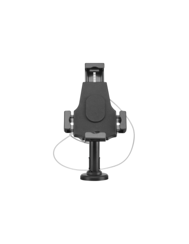 AISENS Soporte Antirobo de Sobremesa / Pared Ajustable (1 Pivote) para Tablet, Negro