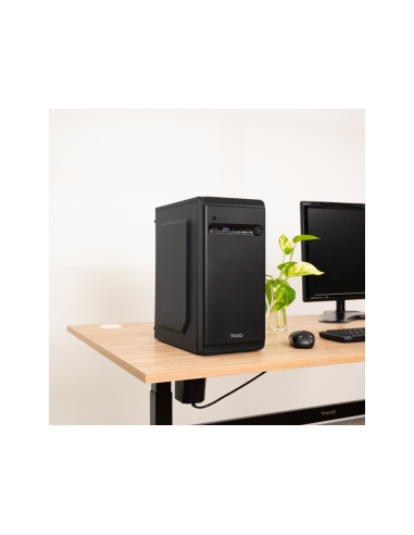 TooQ Caja Minitorre Micro-ATX “DODEKA ULTRA” Negra