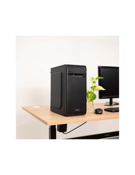 TooQ Caja Minitorre Micro-ATX “DODEKA ULTRA” Negra