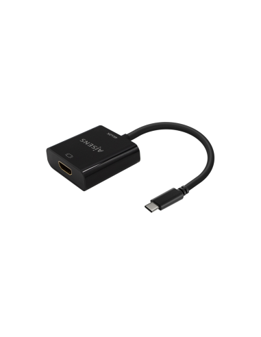 AISENS Conversor USB-C A HDMI 4K@30Hz, USB-C/M-HDMI/H, Negro, 15cm