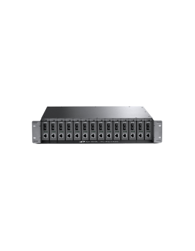 TP-Link TL-FC1420 chasis de red 2U Negro