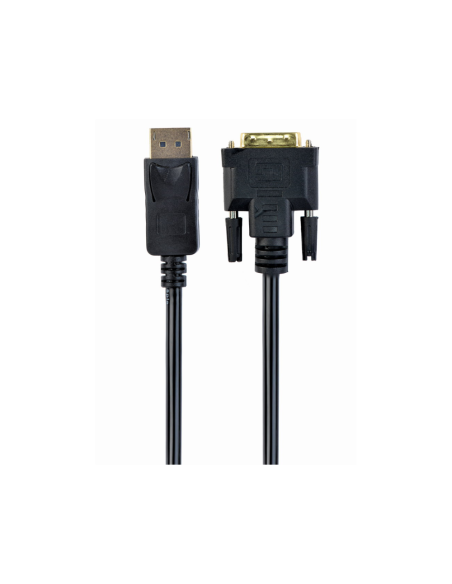 Gembird CC-DPM-DVIM-6 adaptador de cable de vídeo 1,8 m DisplayPort DVI Negro