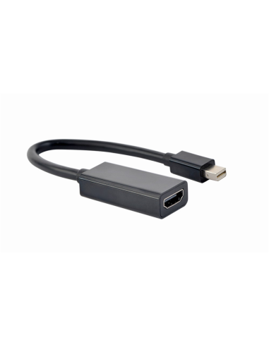 Gembird A-MDPM-HDMIF-02 adaptador de cable de vídeo Mini DisplayPort HDMI tipo A (Estándar) Negro