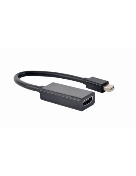 Gembird A-MDPM-HDMIF-02 adaptador de cable de vídeo Mini DisplayPort HDMI tipo A (Estándar) Negro