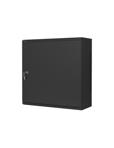 Lanberg WAF1-5203-06-00B armario rack 6U Bastidor de pared Negro