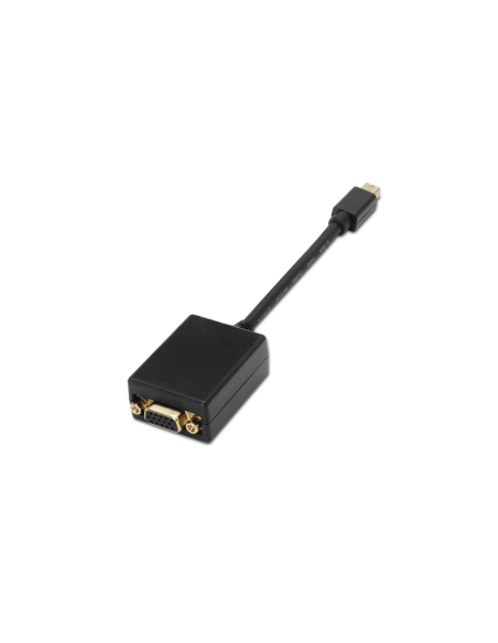 AISENS A125-0135 adaptador de cable de vídeo 0,15 m Mini DisplayPort VGA Negro