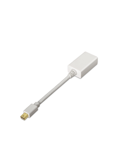AISENS A125-0138 adaptador de cable de vídeo 0,15 m Mini DisplayPort HDMI Blanco