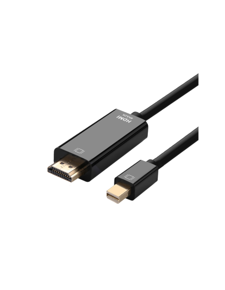 AISENS A125-0458 adaptador de cable de vídeo 3 m Mini DisplayPort HDMI Negro