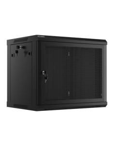 Lanberg WF01-6409-23B armario rack 9U Bastidor de pared Negro