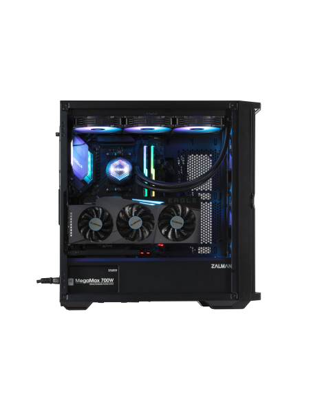 Zalman Z10 PLUS carcasa de ordenador Midi Tower Negro