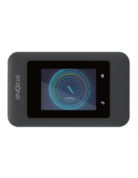 Strong 4G+ LTE MiFi Hotspot Router Wi-Fi 1200 router inalámbrico Doble banda (2,4 GHz / 5 GHz) Negro