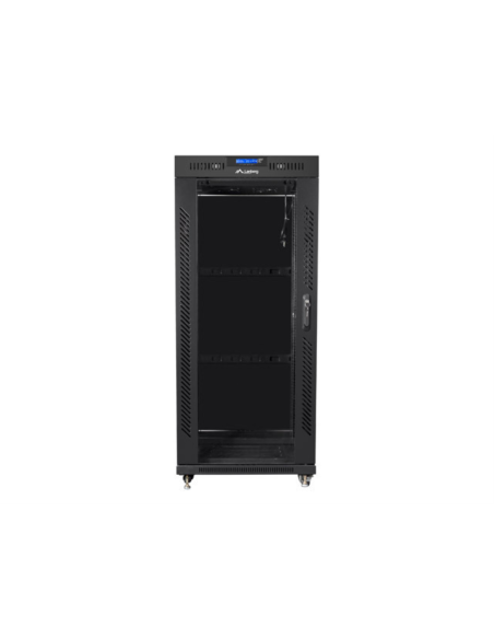 Lanberg FF01-8822-12BL armario rack 22U Rack o bastidor independiente Negro
