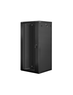 Lanberg WF01-6627-10B armario rack 27U Bastidor de pared Negro