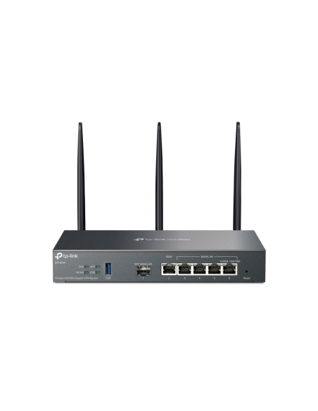 TP-Link Omada ER706W router inalámbrico Gigabit Ethernet Doble banda (2,4 GHz / 5 GHz) Negro