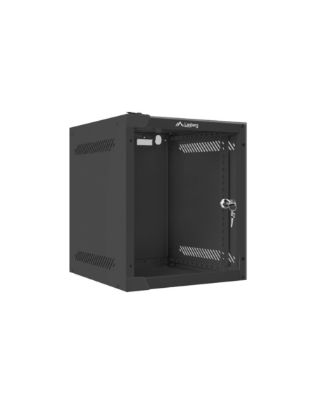 Lanberg WF10-2306-10B armario rack 6U Bastidor de pared Negro