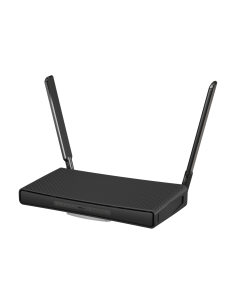 Mikrotik hAP ax³ router inalámbrico Gigabit Ethernet Doble banda (2,4 GHz / 5 GHz) Negro