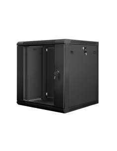 Lanberg WF01-6612-10B armario rack 12U Bastidor de pared Negro