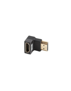 Lanberg AD-HDMI-07 adaptador de cable de vídeo HDMI tipo A (Estándar) Negro, Plata