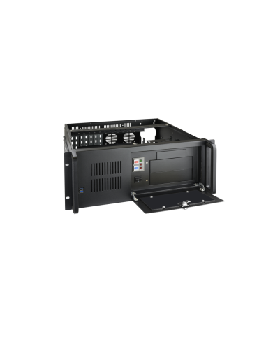 TooQ RACK-406N-USB3 armario rack Bastidor de pared Negro