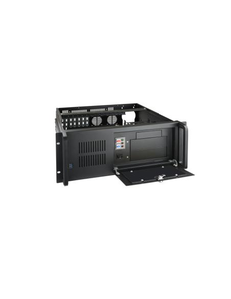 TooQ RACK-406N-USB3 armario rack Bastidor de pared Negro