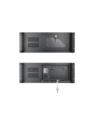 TooQ RACK-406N-USB3 armario rack Bastidor de pared Negro