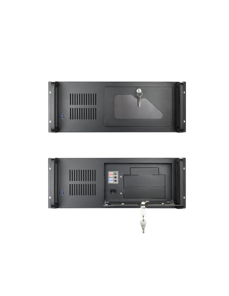 TooQ RACK-406N-USB3 armario rack Bastidor de pared Negro