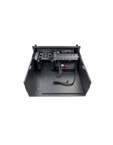 TooQ RACK-406N-USB3 armario rack Bastidor de pared Negro