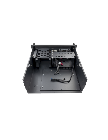 TooQ RACK-406N-USB3 armario rack Bastidor de pared Negro