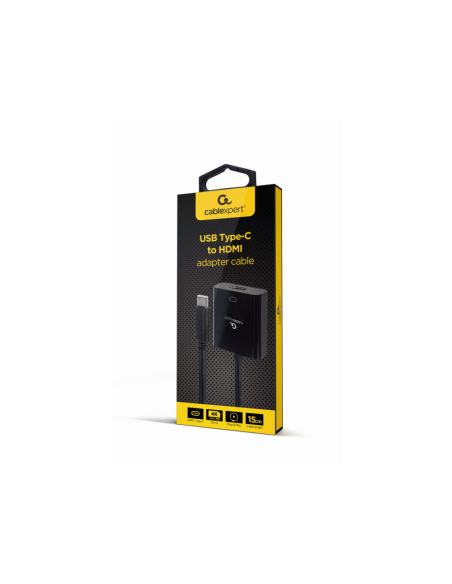 Gembird A-CM-HDMIF-03 Adaptador gráfico USB 3840 x 2160 Pixeles Negro