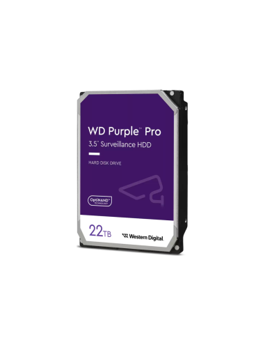 Western Digital Purple Pro disco duro interno 22 TB 7200 RPM 512 MB 3.5" Serial ATA III