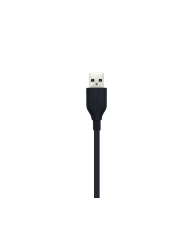 AISENS Hub USB 2.0, Tipo A/M - 4 x Tipo A/H, Negro, 30 cm