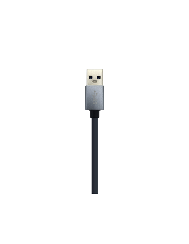 AISENS Conversor USB 3.0 a ethernet gigabit 10/100/1000 Mbps + Hub 3 x USB 3.0, Gris, 15 cm