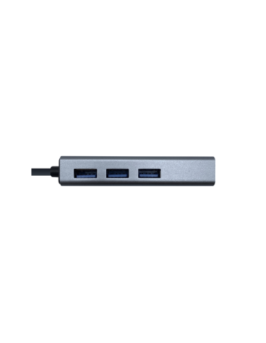 AISENS A109-0396 hub de interfaz USB 3.2 Gen 1 (3.1 Gen 1) Type-C Gris