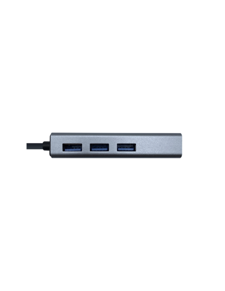 AISENS A109-0396 hub de interfaz USB 3.2 Gen 1 (3.1 Gen 1) Type-C Gris