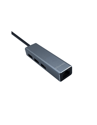 AISENS A109-0396 hub de interfaz USB 3.2 Gen 1 (3.1 Gen 1) Type-C Gris