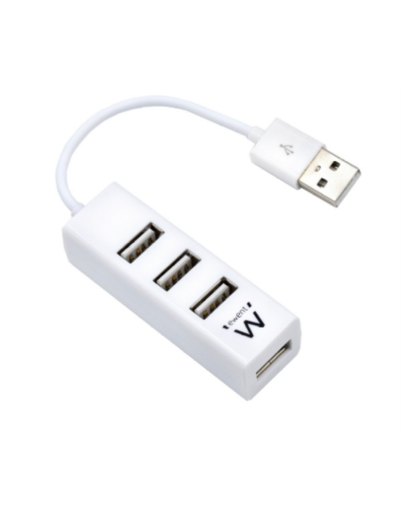 Ewent EW1122 hub de interfaz USB 2.0 Blanco