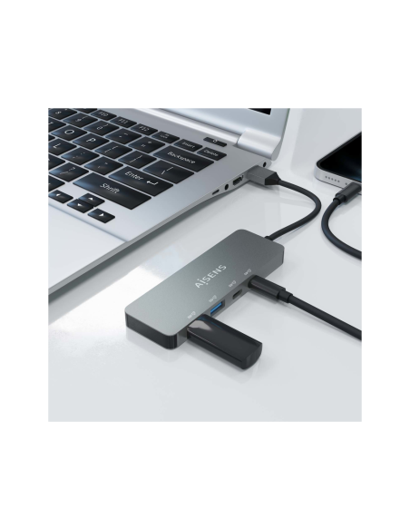 AISENS A106-0696 hub de interfaz USB 3.2 Gen 2 (3.1 Gen 2) Type-A 10000 Mbit/s