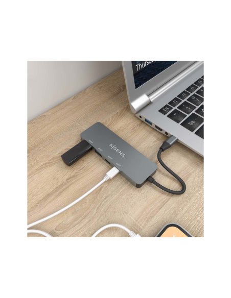 AISENS A109-0694 hub de interfaz USB 3.2 Gen 2 (3.1 Gen 2) Type-C 10000 Mbit/s